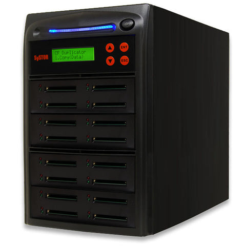 1 to 15 Compact Flash CF Memory Card Duplicator - (SYS15CFD)