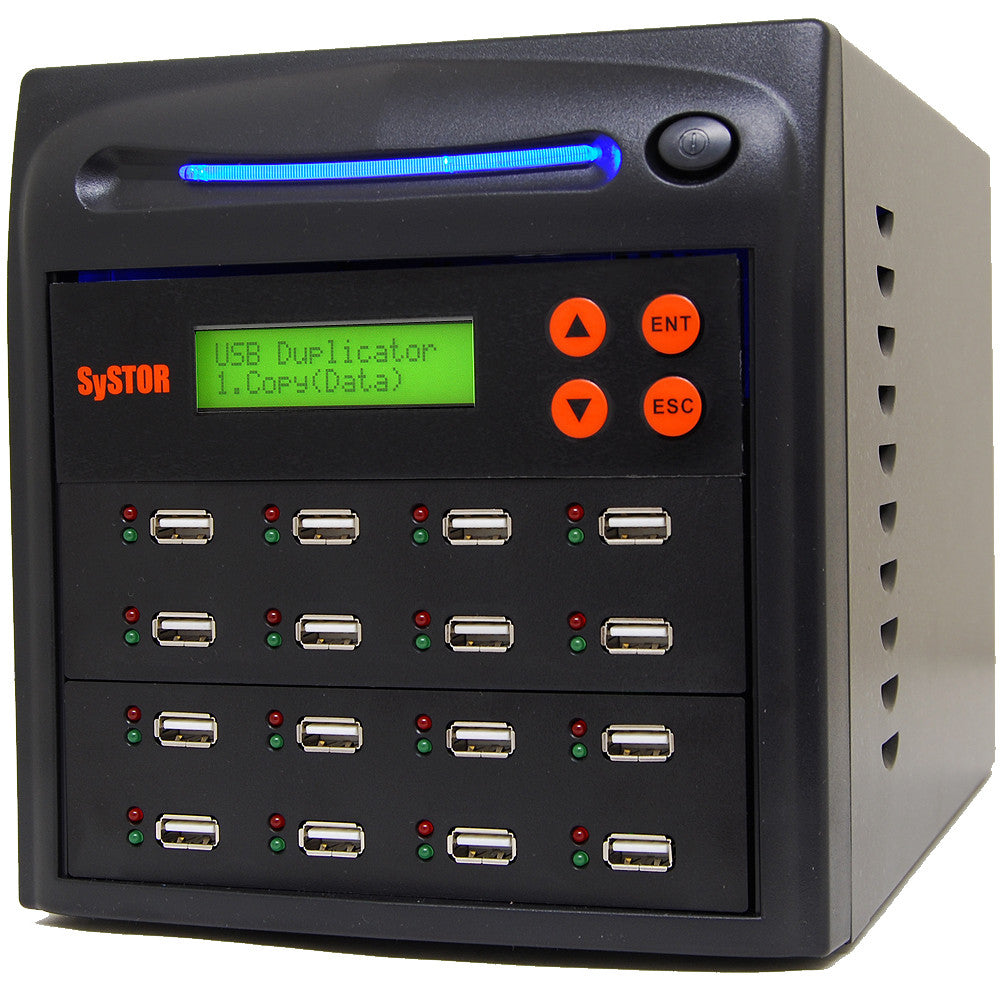 1 to 15 USB Flash Drive Duplicator - (SYS15USB)