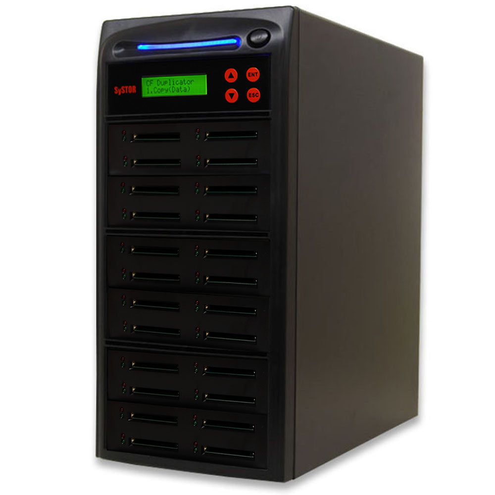 1 to 23 Compact Flash CF Memory Card Duplicator - (SYS23CFD)