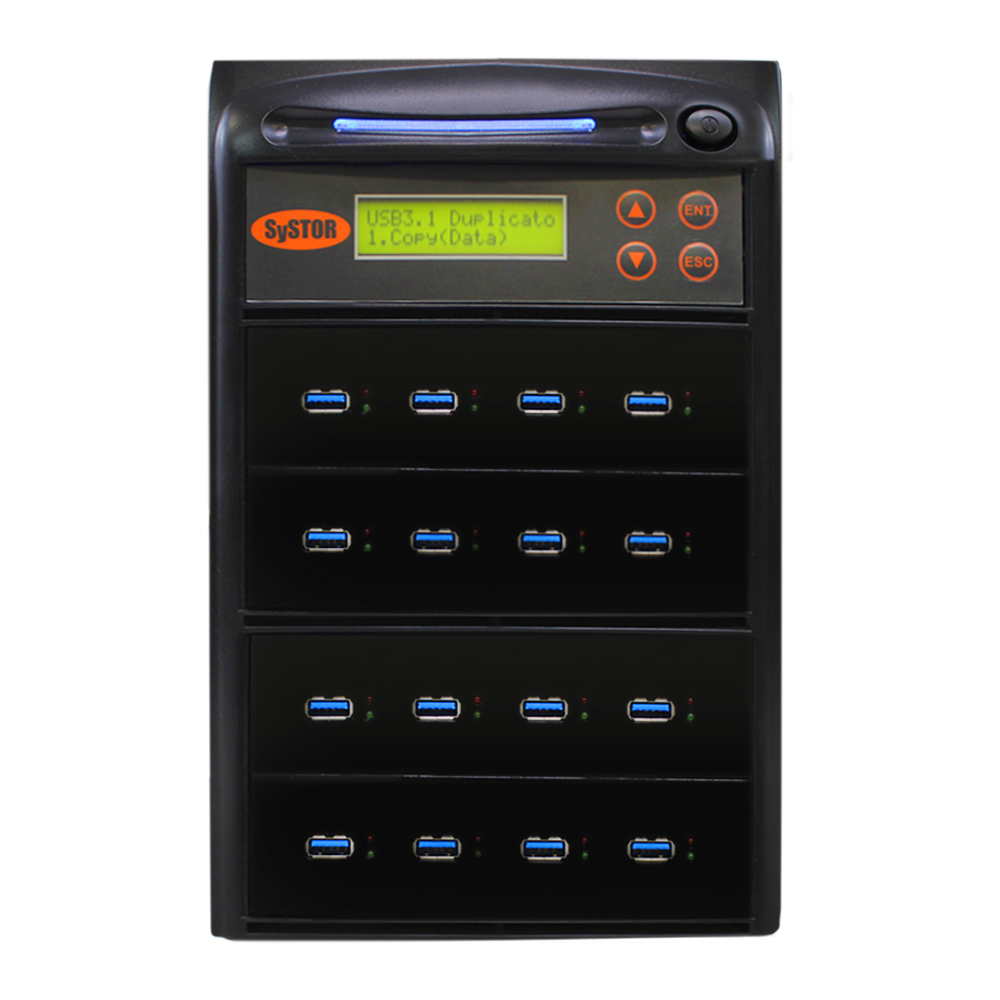 1 to 15 USB 3.1 Flash  Drive Duplicator - (SYS15USB31)
