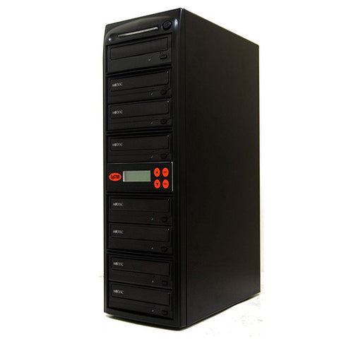 7 M-Disc Burner 24X CD DVD Duplicator Copier- (SYS07DS24X)