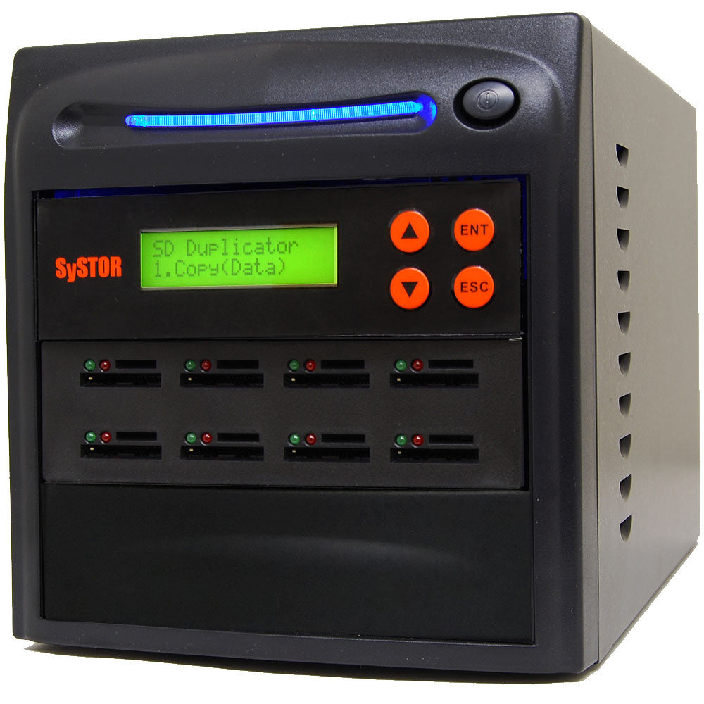 1 to 7 SD / MicroSD Drive Duplicator Tower Copier - (SYS07SD)