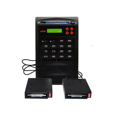 1 to 15 Duplicator for External USB Hard Drives & USB Flash Memory Cards - (SYS15USB-HDD)