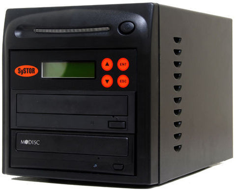 1 M-Disc Burner 24X CD DVD Duplicator Copier - (SYS01DS24X)