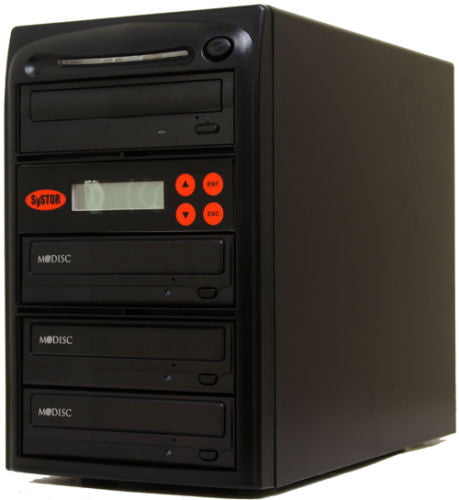 3 M-Disc Burner 24X CD DVD Duplicator Copier- (SYS03DS24X)