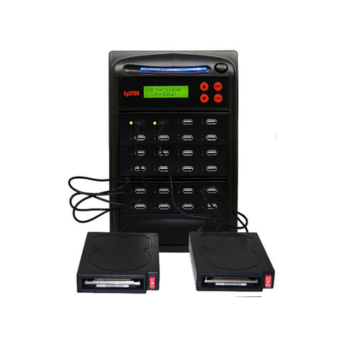 1 to 23 Duplicator for External USB Hard Drives & USB Flash Memory Cards - (SYS23USB-HDD)