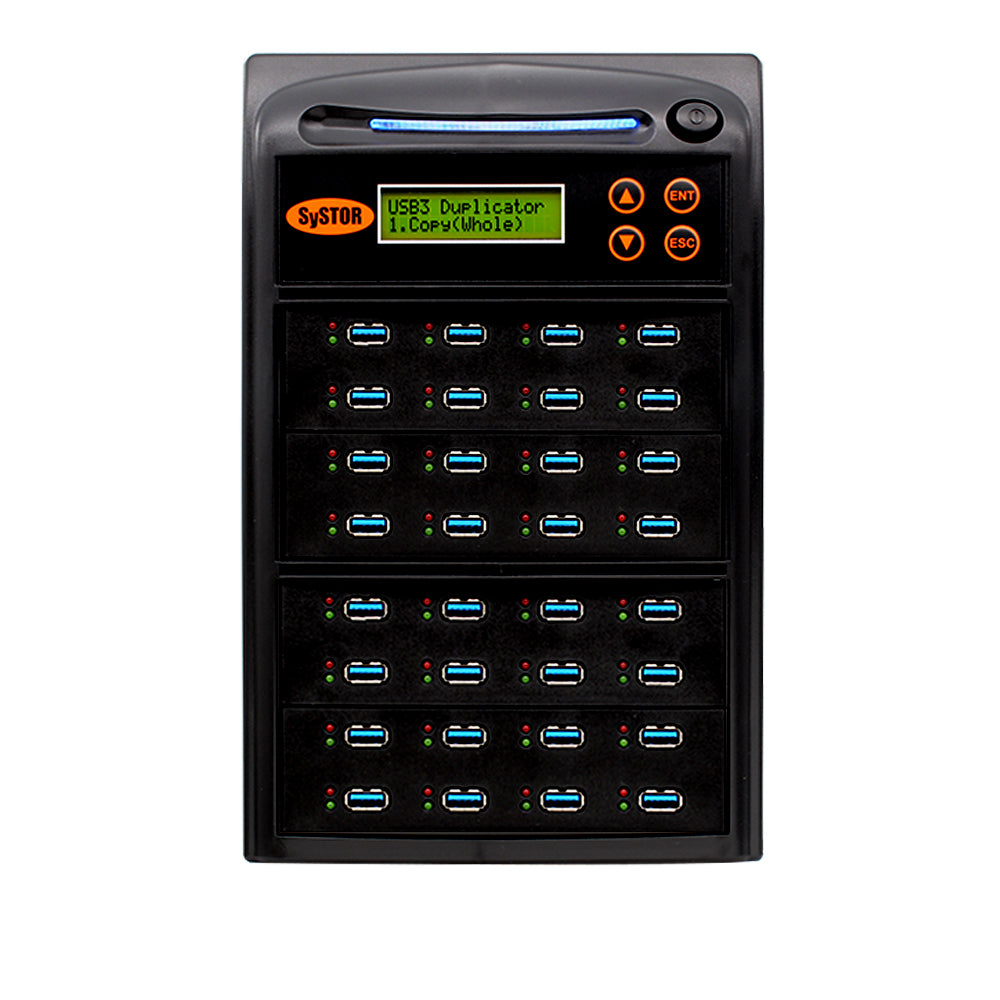 Systor 1:31 USB 3.1 100MB/s Flash Drive Duplicator - (SYS31USB31100) - Up to 6GB per Minute