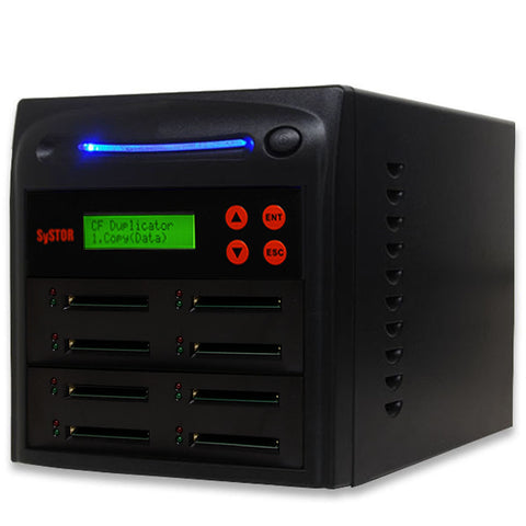 1 to 7 Compact Flash CF Card Duplicator - (SYS07CFD)