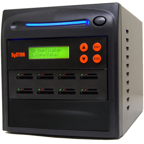 1 to 7 SD / MicroSD Drive Duplicator Tower Copier - (SYS07SD)