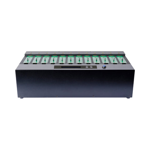 Systor 1 to 11 M.2 NVMe/SATA Duplicator & Sanitizer - up to 9GB/Min - for PCIe M2 Drives (SYSNVME-M2211)