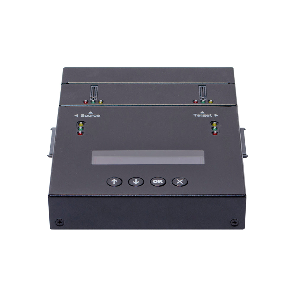 Systor 1 to 1 M.2 NVMe/SATA Duplicator & Sanitizer - up to 24GB/Min - for PCIe M2, 2.5" & 3.5" HDD & SSD Drives (SYSNVME-SF401)