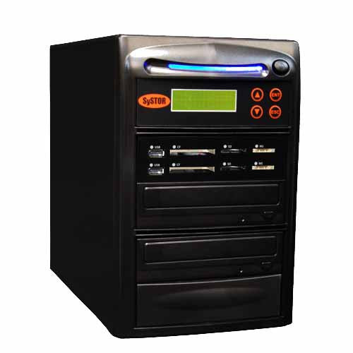 Systor 1 to 1 USB/SD/CF All in One Combo Flash Memory Card Duplicator - (SYS01USBSDCF)
